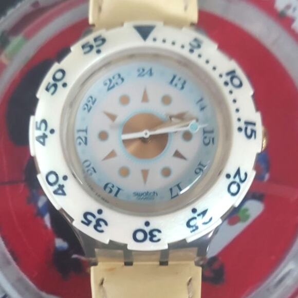 Swatch watch CREME DE LA CREME SDK126 1996 Swiss made Scuba Diver vintage quartz - Picture 1 of 9